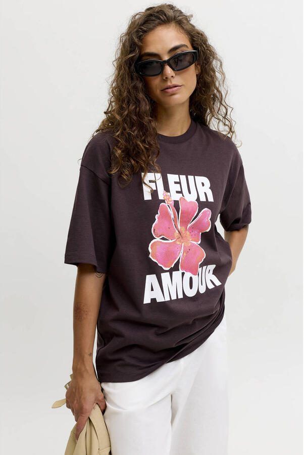 JJXX T-shirt bruin - Foto 2