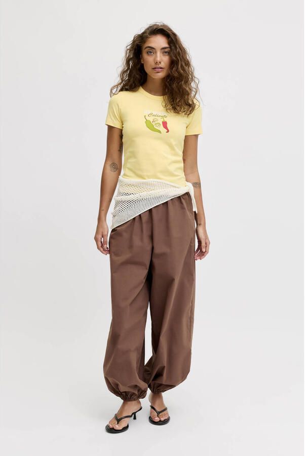 JJXX T-shirt lichtgeel - Foto 3
