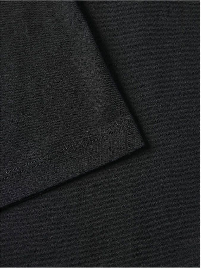 Jack & jones T-shirt Korte Mouw Jack & Jones T-shirt coupe régulière col rond noir
