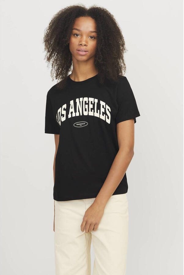 Jack & jones T-shirt Korte Mouw Jack & Jones T-shirt coupe régulière col rond noir - Foto 3