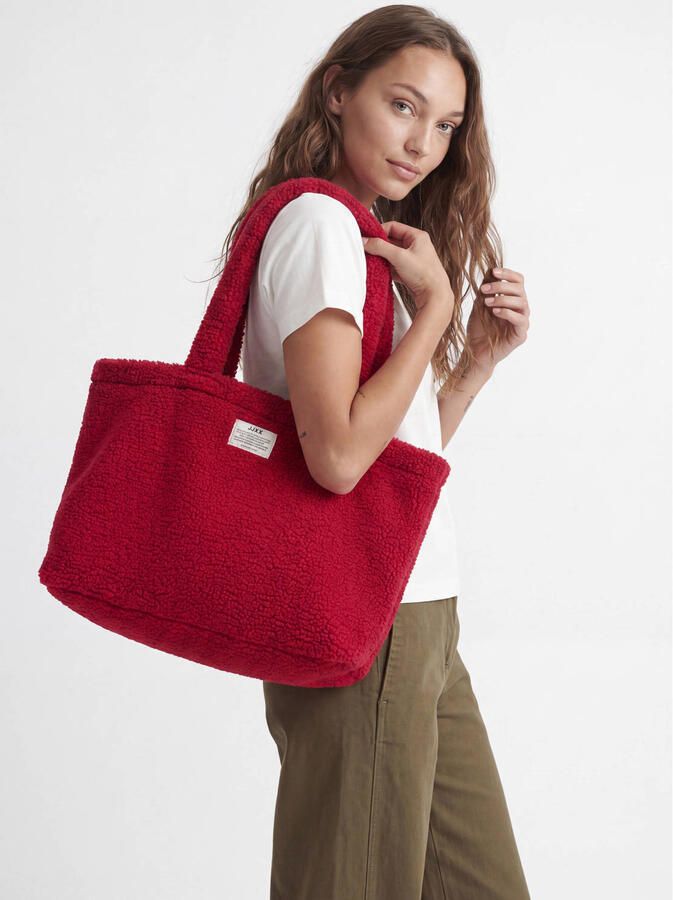 JJXX teddy shopper JXBETHANY rood - Foto 3