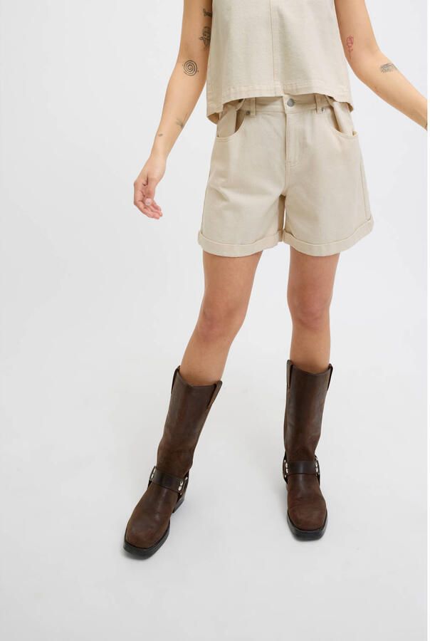 JJXX wide leg high waist denim short wit - Foto 2
