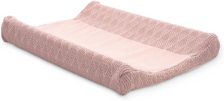 Jollein aankleedkussenhoes 50x70 cm River knit pale pink