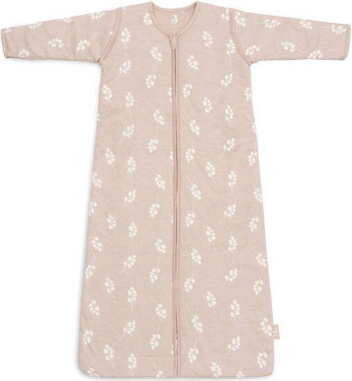 Jollein baby slaapzak met afritsbare mouw Twig Wild Rose Babyslaapzak Roze 110 - Foto 3
