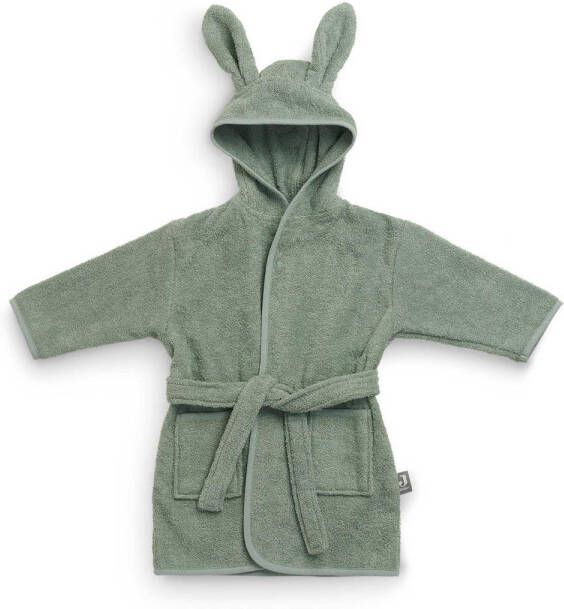 Jollein badstof badjas 3-4 jaar Ash Green Groen | Badjas van