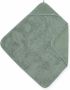 Jollein badstoffen badcape 75x75cm grijsgroen Handdoek badcape Personage - Thumbnail 1