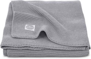Jollein Basic knit baby edikantdeken 100x150 cm stone grey