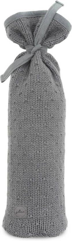 Jollein Bliss knit kruikenzak 35x13 cm grijs | Kruikenzak van