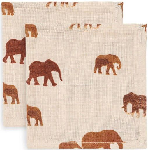 Jollein hydrofiele multidoek large 115x115cm set van 2 Savannah