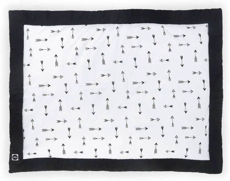 Jollein Indians boxkleed 80x100 cm zwart wit