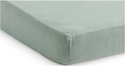 Jollein jersey baby ledikant hoeslaken 60x120cm green Groen