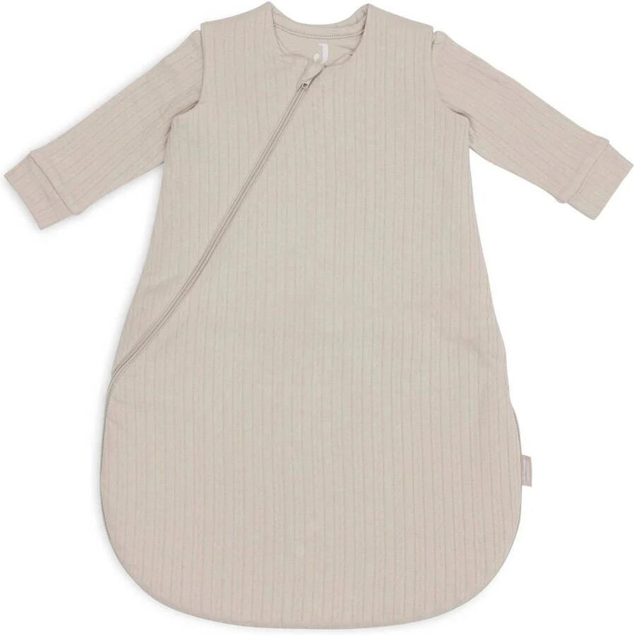 Jollein 4-seizoenen baby slaapzak 60cm Ajour Nougat Babyslaapzak Beige