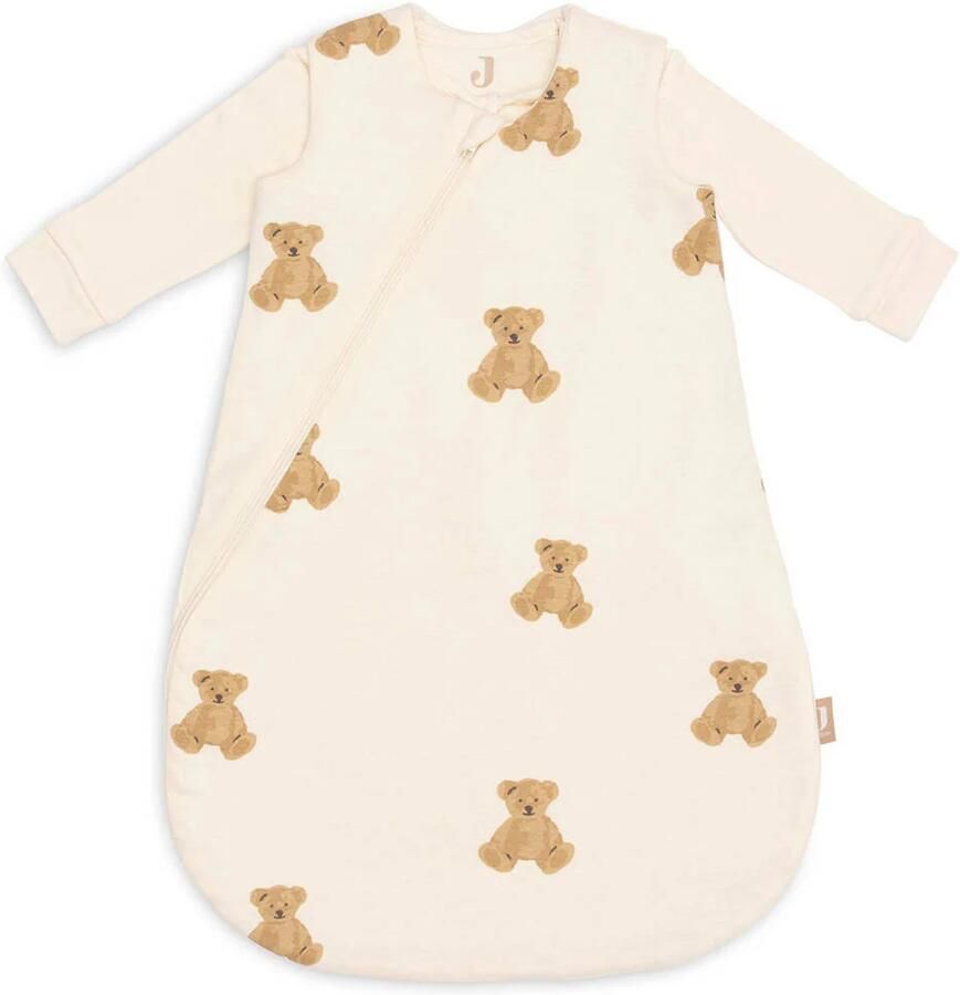 Jollein 4-seizoenen baby slaapzak 60cm Teddy Bear Babyslaapzak Ecru All over print