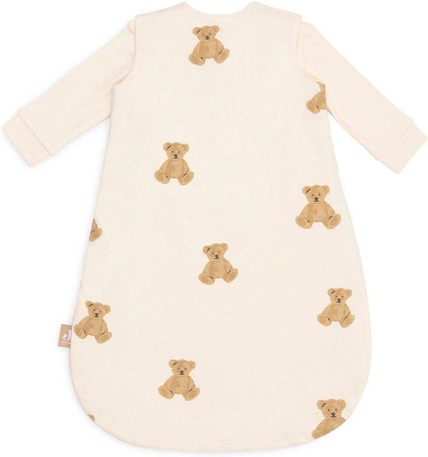 Jollein 4-seizoenen baby slaapzak 60cm Teddy Bear Babyslaapzak Ecru All over print - Foto 2