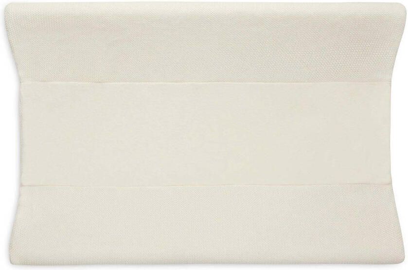 Jollein aankleedkussenhoes 50x70cm Basic Knit Ivory Wit Effen - Foto 3