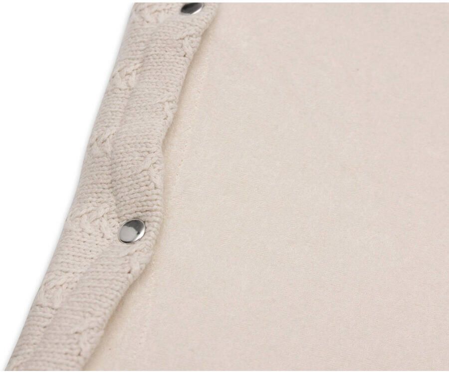 Jollein aankleedkussenhoes 50x70cm Grain Knit Oatmeal Beige Effen - Foto 2