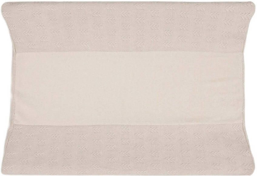 Jollein aankleedkussenhoes 50x70cm Grain Knit Oatmeal Beige Effen - Foto 3