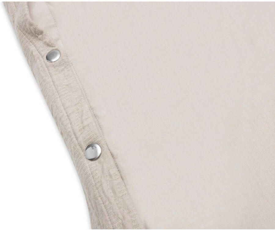 Jollein aankleedkussenhoes 50x70cm Soft Waves Nougat Beige Effen - Foto 2