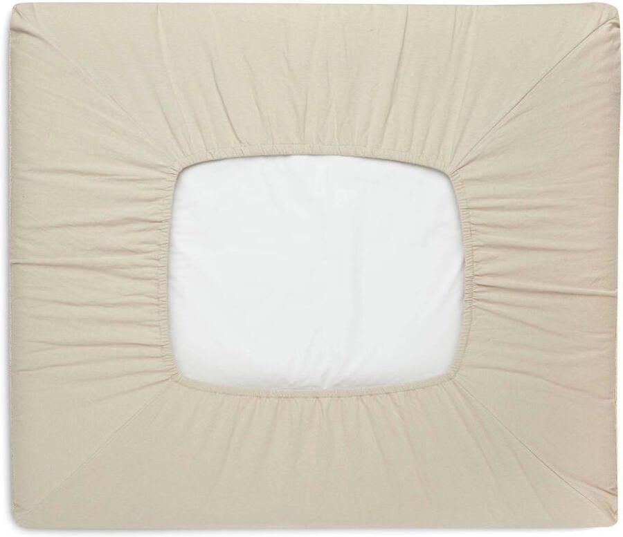 Jollein aankleedkussenhoes 75x85cm Pure Knit Nougat Beige Effen - Foto 3