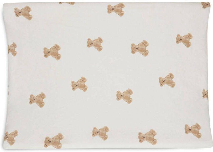 Jollein aankleedkussenhoes Jersey 50x70 cm Teddy Bear Ecru Dierenprint - Foto 3