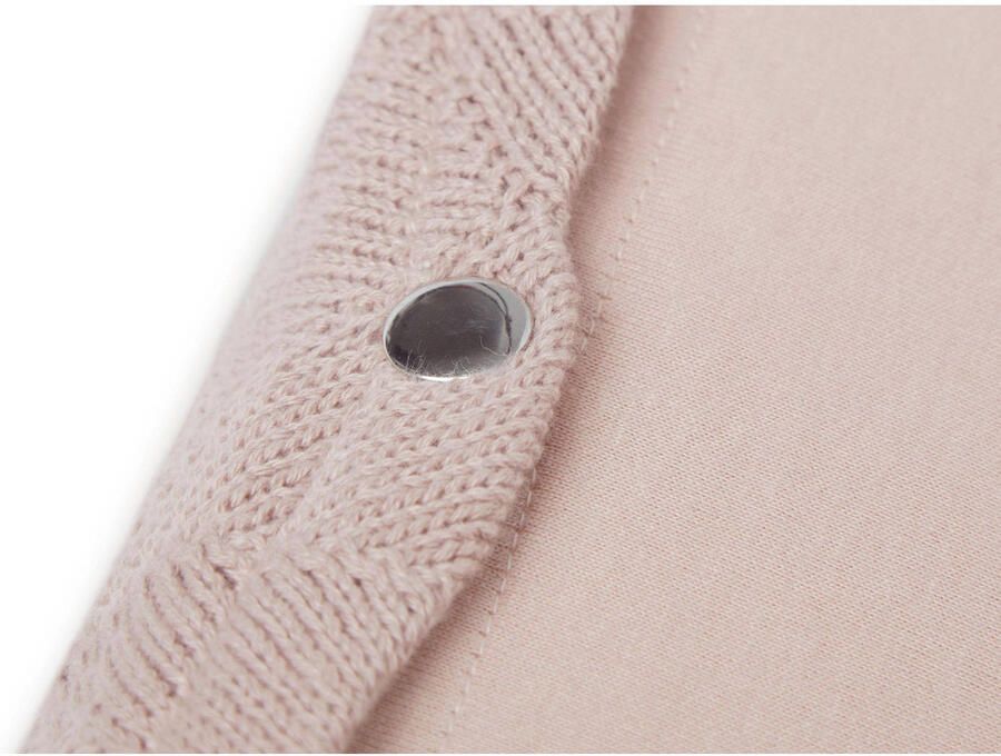 Jollein aankleedkussenhoes Shell Knit Roze Effen | Aankleedkussenhoes van - Foto 2