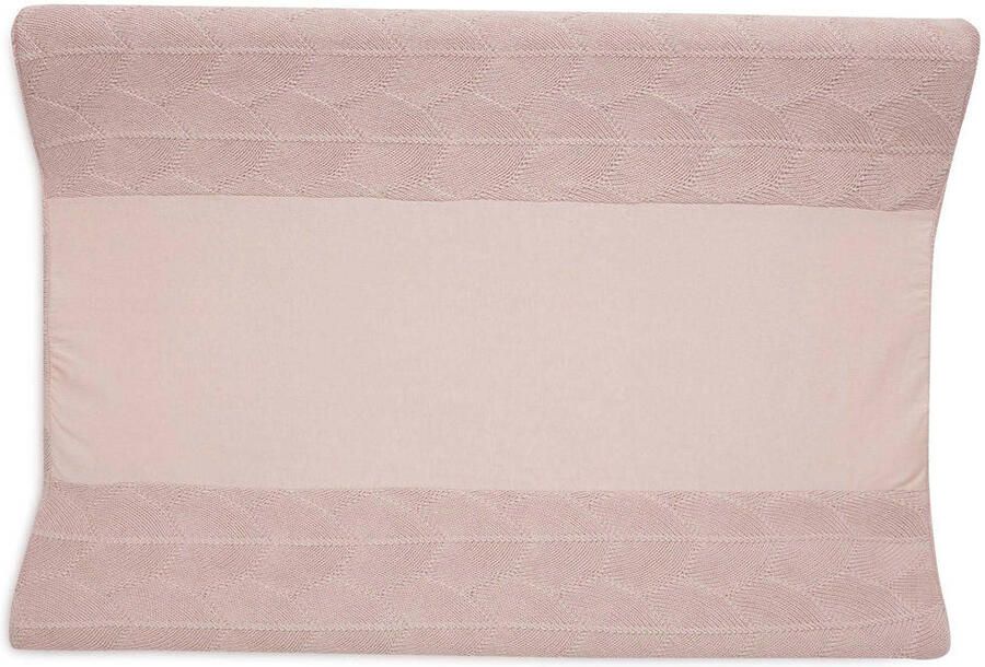 Jollein aankleedkussenhoes Shell Knit Roze Effen | Aankleedkussenhoes van - Foto 3