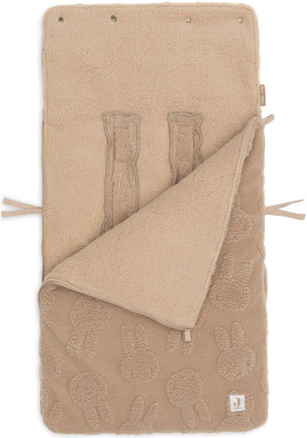 Jollein autostoel voetenzak Miffy Jacquard Teddy Biscuit - Foto 3