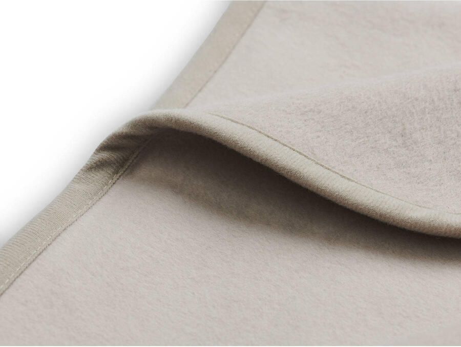 Jollein baby ledikant deken 100x150cm nougat Babydeken Beige Effen