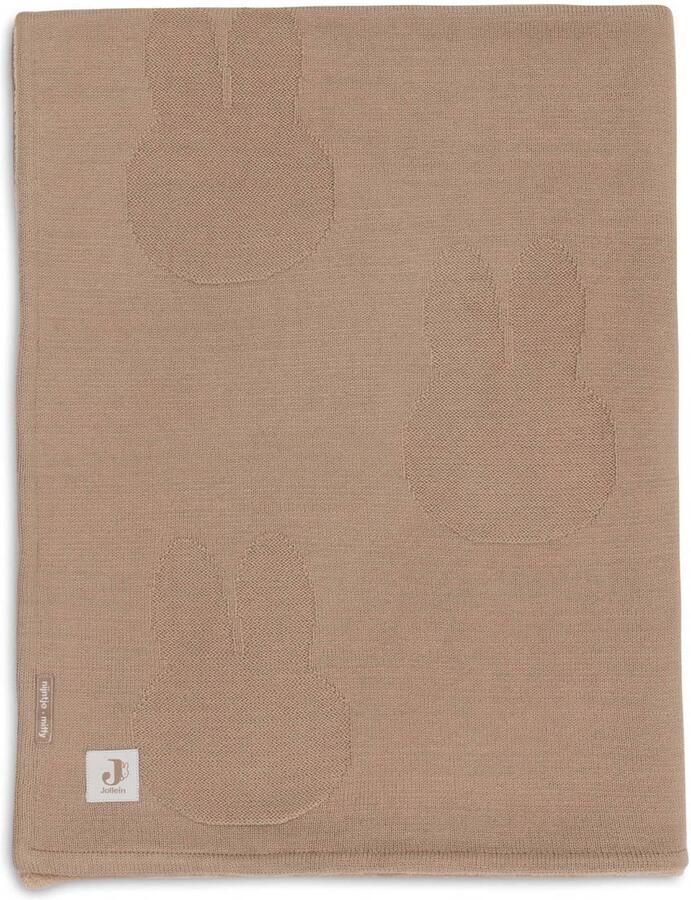 Jollein baby ledikant deken Miffy Biscuit Velvet bruin - Foto 2