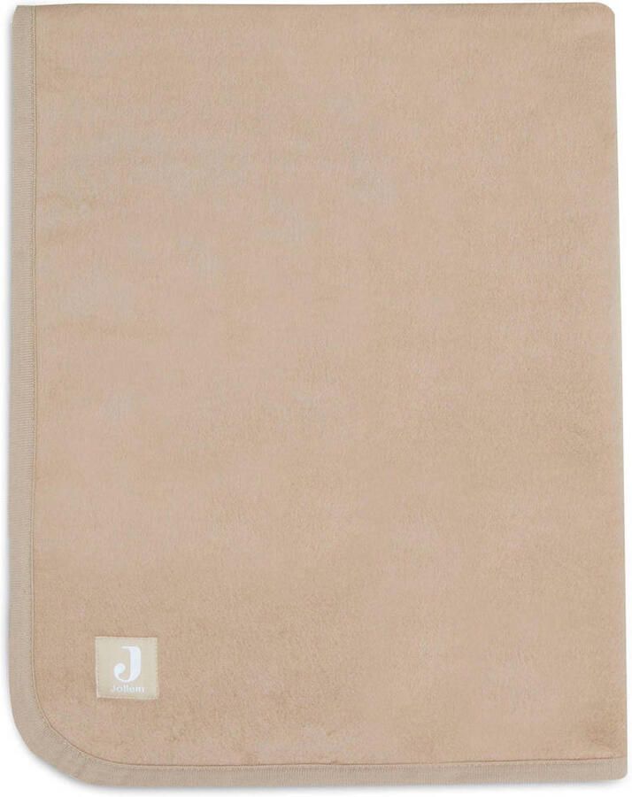 Jollein baby ledikantdeken 100x150 cm Biscuit Babydeken Bruin Effen - Foto 2