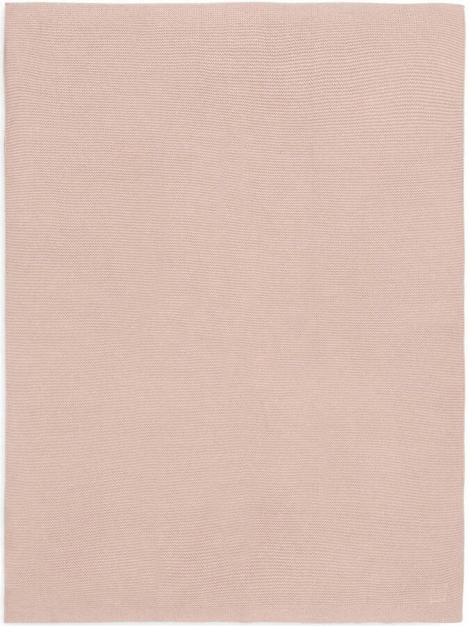 Jollein baby ledikantdeken 100x150cm Basic Knit Wild Rose Babydeken Roze - Foto 2