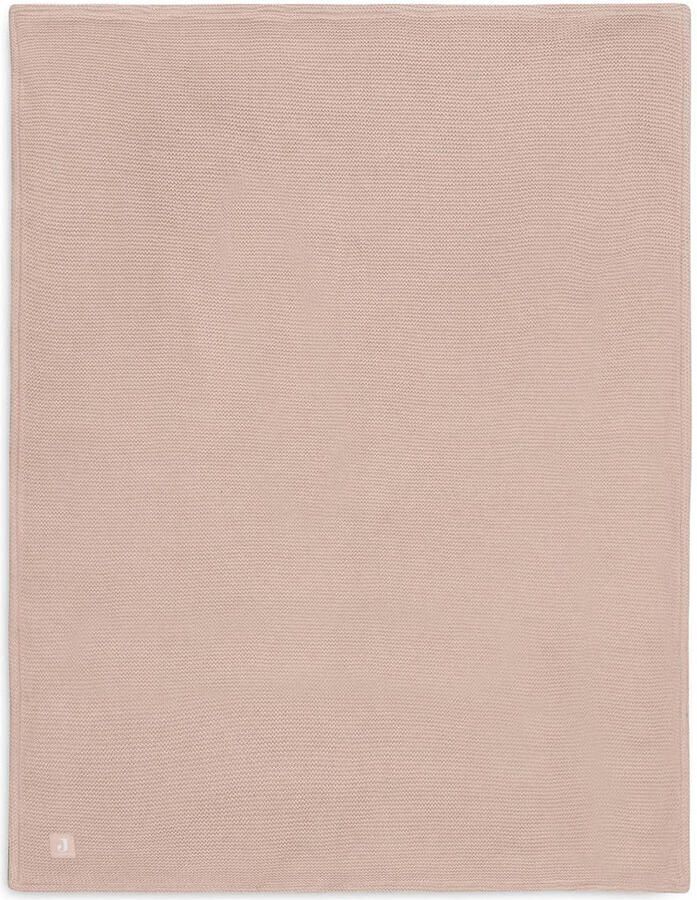 Jollein baby ledikantdeken 100x150cm Basic Knit Wild Rose Fleece Babydeken Roze - Foto 2