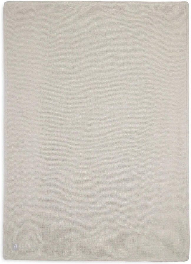Jollein baby ledikantdeken Basic Knit 100x150cm Nougat Fleece Babydeken Beige - Foto 2