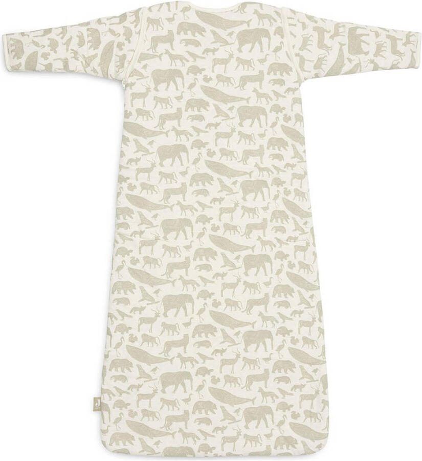 Jollein baby slaapzak met afritsbare mouw Animals Olive Green Babyslaapzak Groen 110 - Foto 2