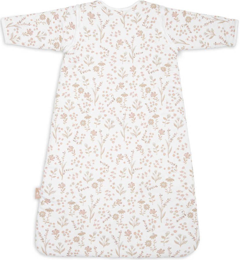 Jollein baby slaapzak met afritsbare mouw Bloomy wit beige