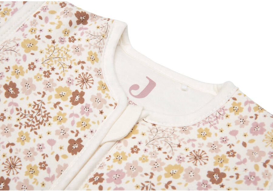 Jollein baby slaapzak met afritsbare mouw Flower Fairies beige roze - Foto 2