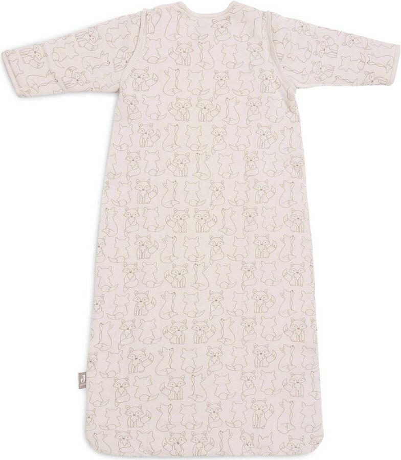 Jollein baby slaapzak met afritsbare mouw Fox Nougat Babyslaapzak Beige 110 - Foto 2