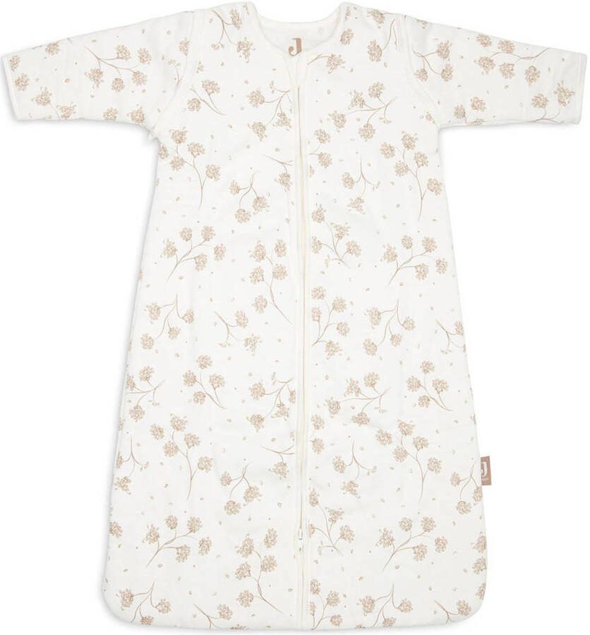 Jollein baby slaapzak met afritsbare mouw Leafy Dreams wit beige