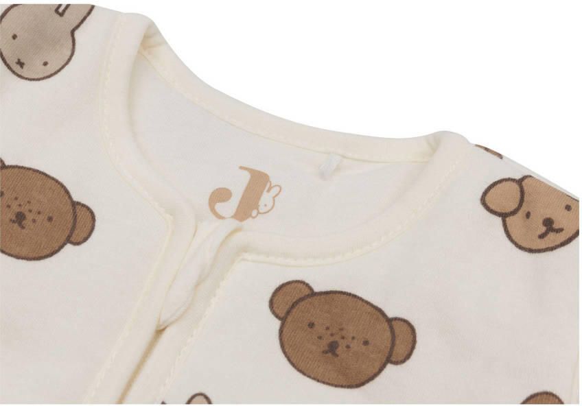 Jollein baby slaapzak met afritsbare mouw Miffy and Friends ecru bruin - Foto 3