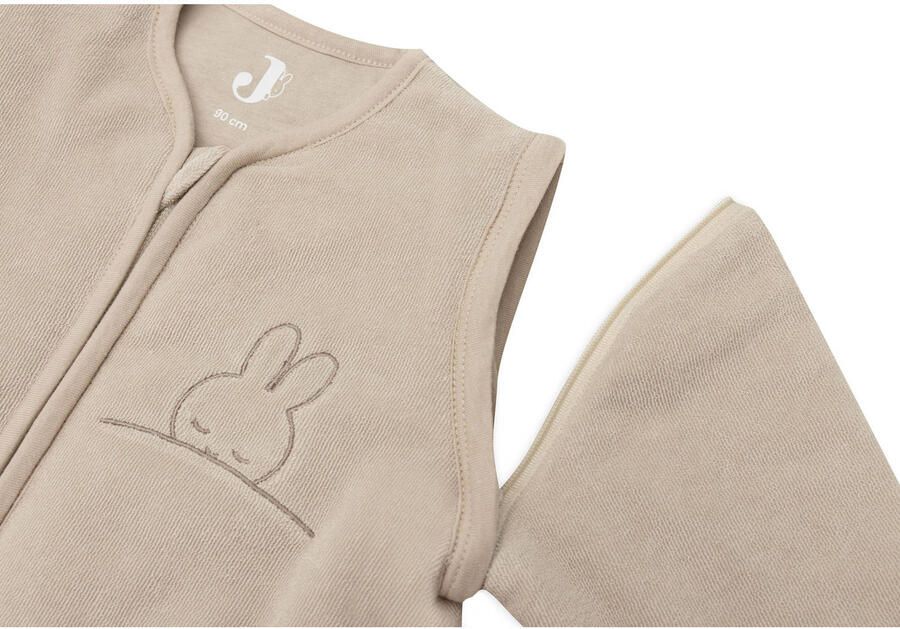 Jollein baby slaapzak met afritsbare mouw Miffy&Snuffy nougat Babyslaapzak Beige 110 - Foto 2