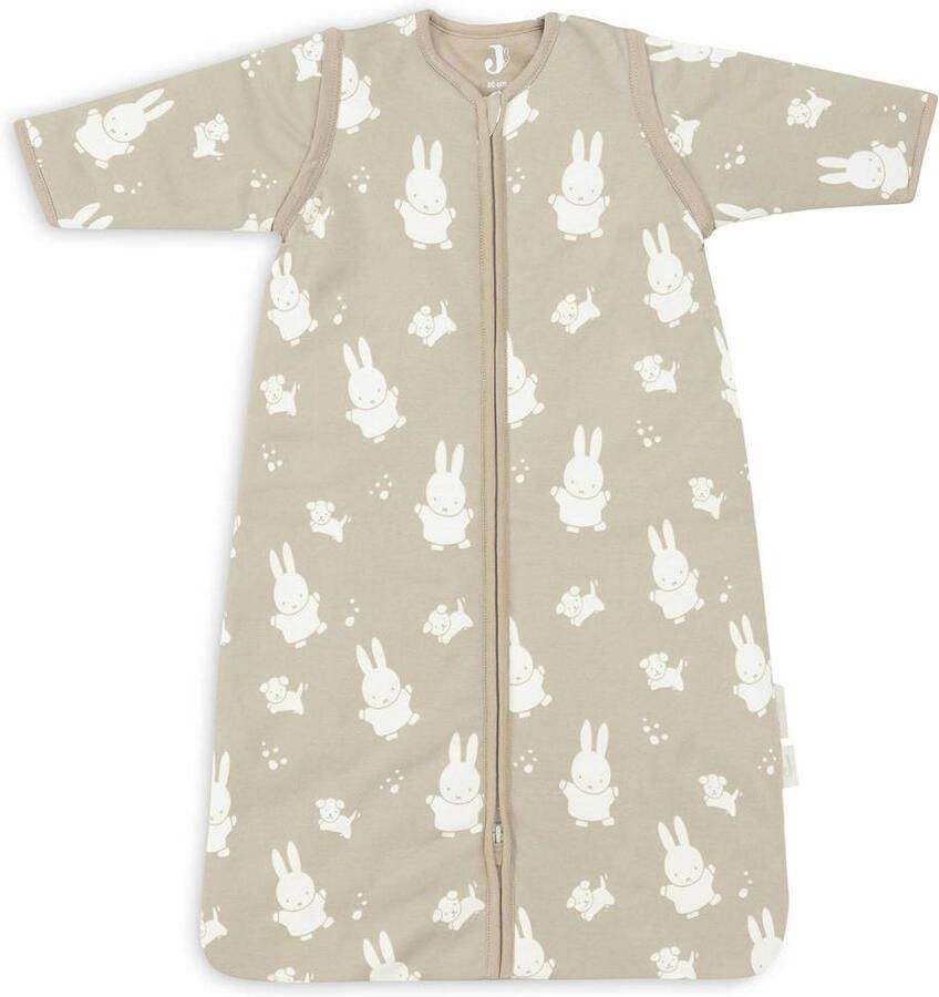 Jollein baby slaapzak met afritsbare mouw Miffy&Snuffy Olive Green Babyslaapzak Groen 110