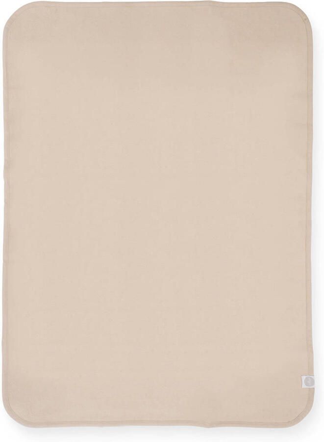 Jollein baby wieg deken 75x100cm nougat Babydeken Beige Effen