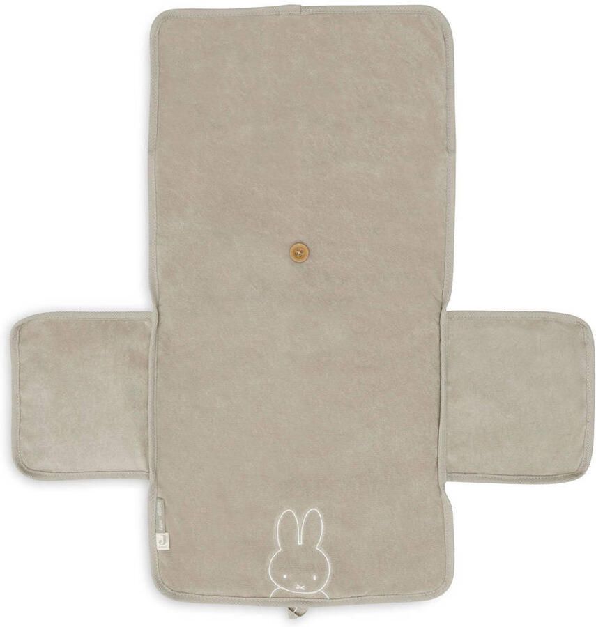Jollein badstof verschoningsmat Miffy Olive Green Verschoonmatje Groen - Foto 2