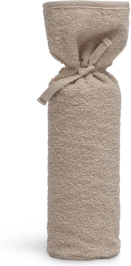 Jollein badstoffen kruikenzak 35x13 cm beige Effen