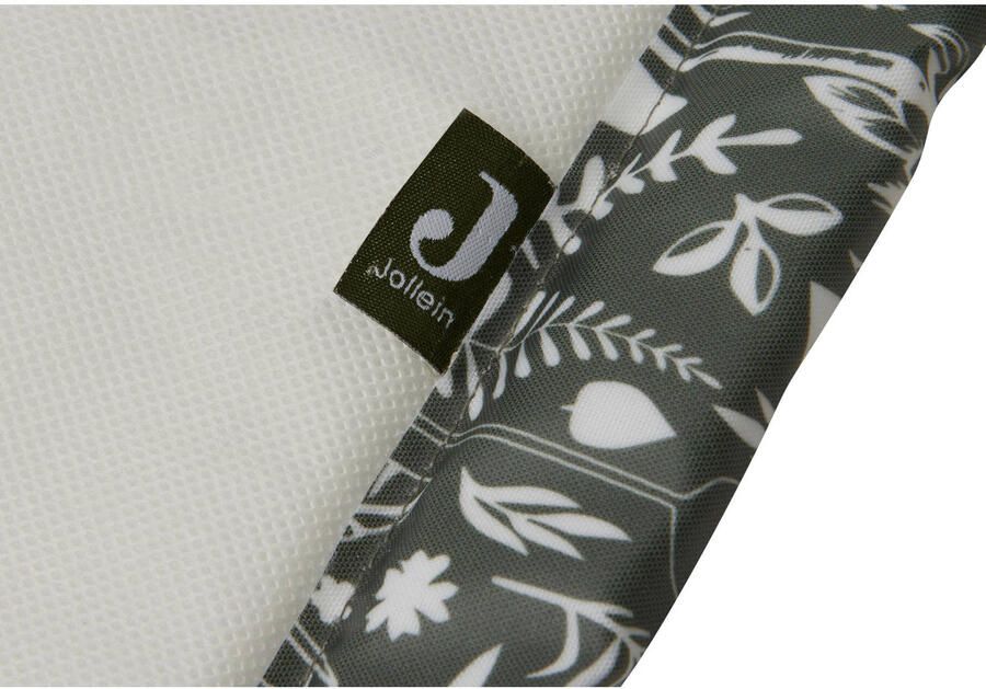Jollein boxdek Botanical 75x95 cm Leaf Green Boxkleed Groen - Foto 3