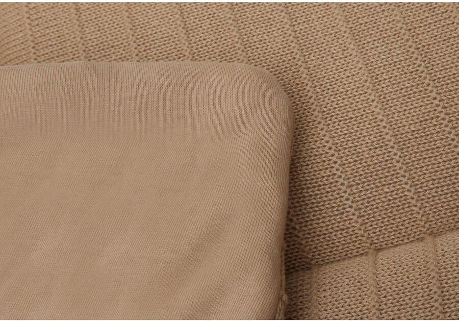 Jollein boxkleed 75x95cm Pure Knit Biscuit Bruin | Boxkleed van - Foto 2
