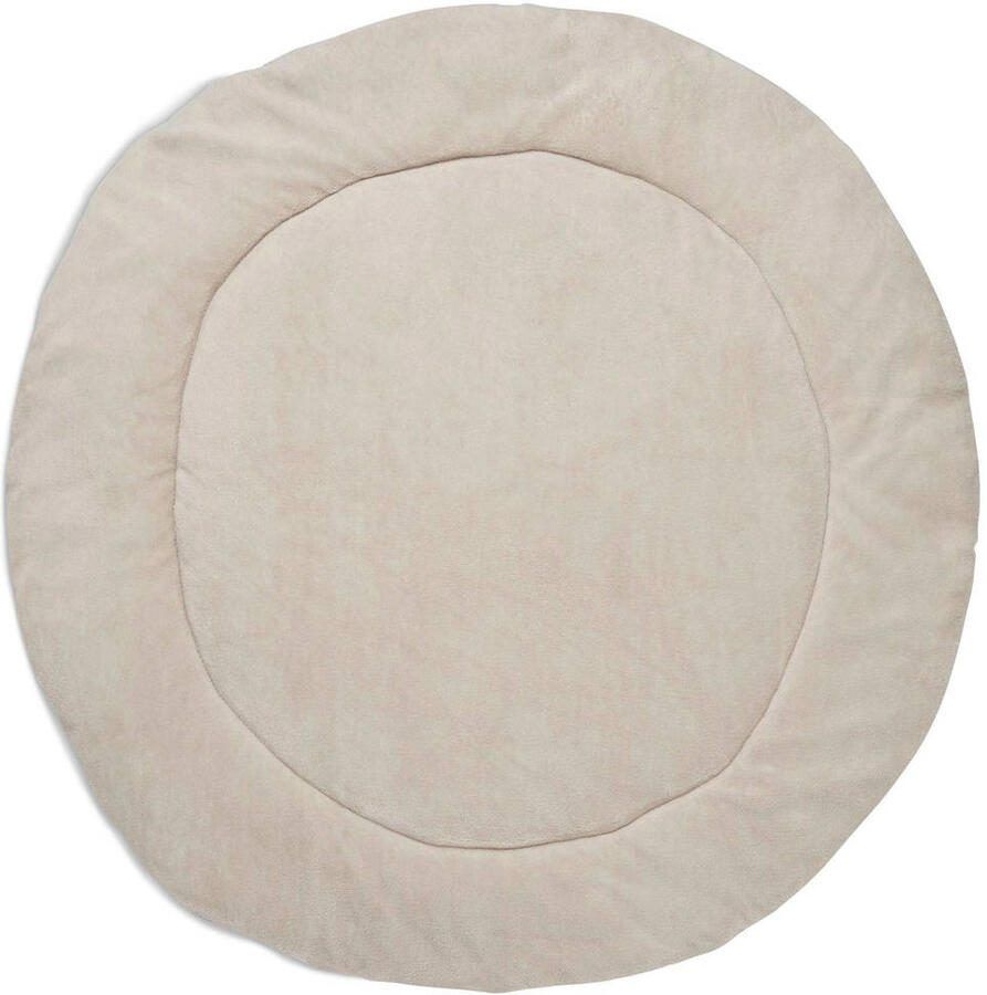 Jollein boxkleed Basic Knit rond 95cm Nougat Beige