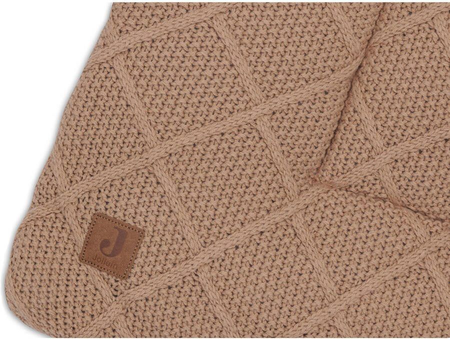 Jollein boxkleed Check Knit Biscuit - Foto 2