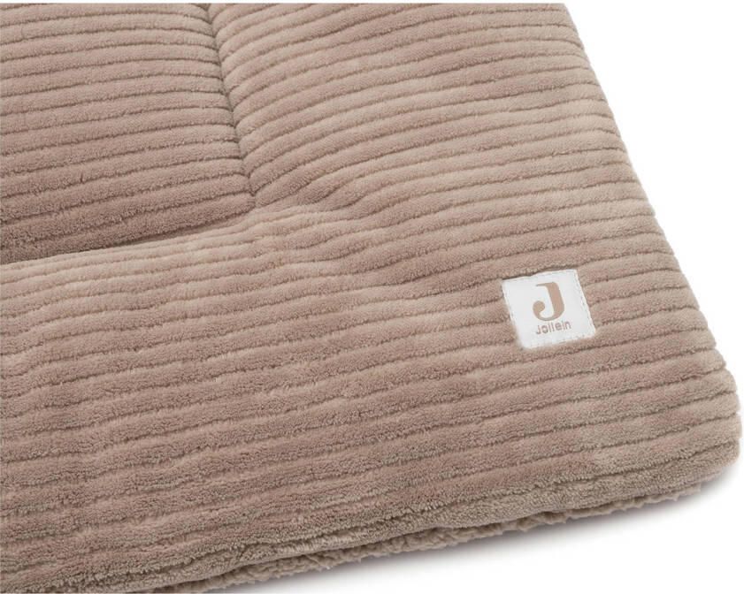 Jollein boxkleed Cloudy Rib Milky Coffee 75x95cm bruin - Foto 2