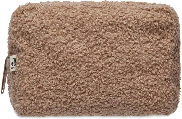 Jollein etui boucle teddy Biscuit Luieretui Bruin Effen